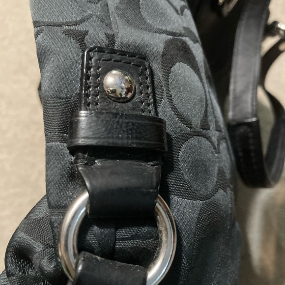 Vintage Black Coach Purse - Picture 7 of 11